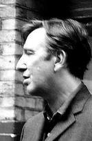Alan Rickman after the performance