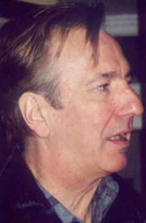 Alan Rickman after the performance
