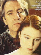 Alan Rickman and Georgina Gates
