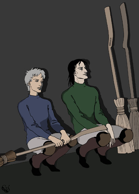 Rolanda Hooch and Severus Snape