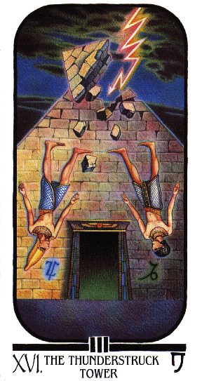Tarot card: The Tower
