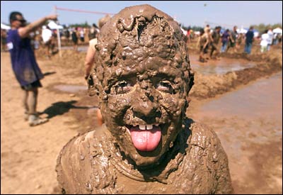 Man in Mud
